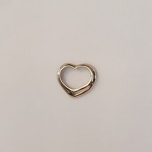 Vintage 10K Gold Floating Heart Pendant